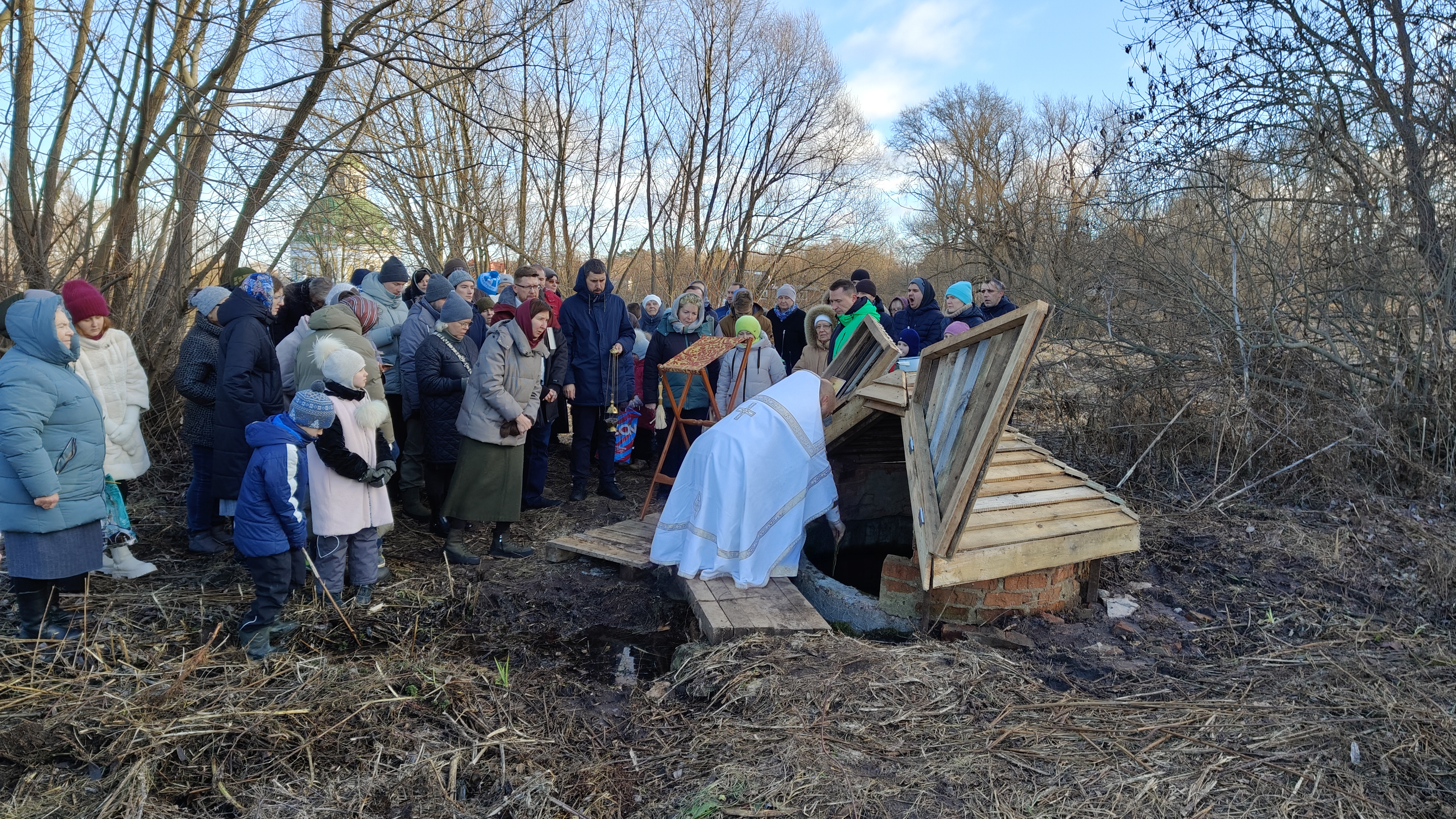 Освящение воды в Подмоклове