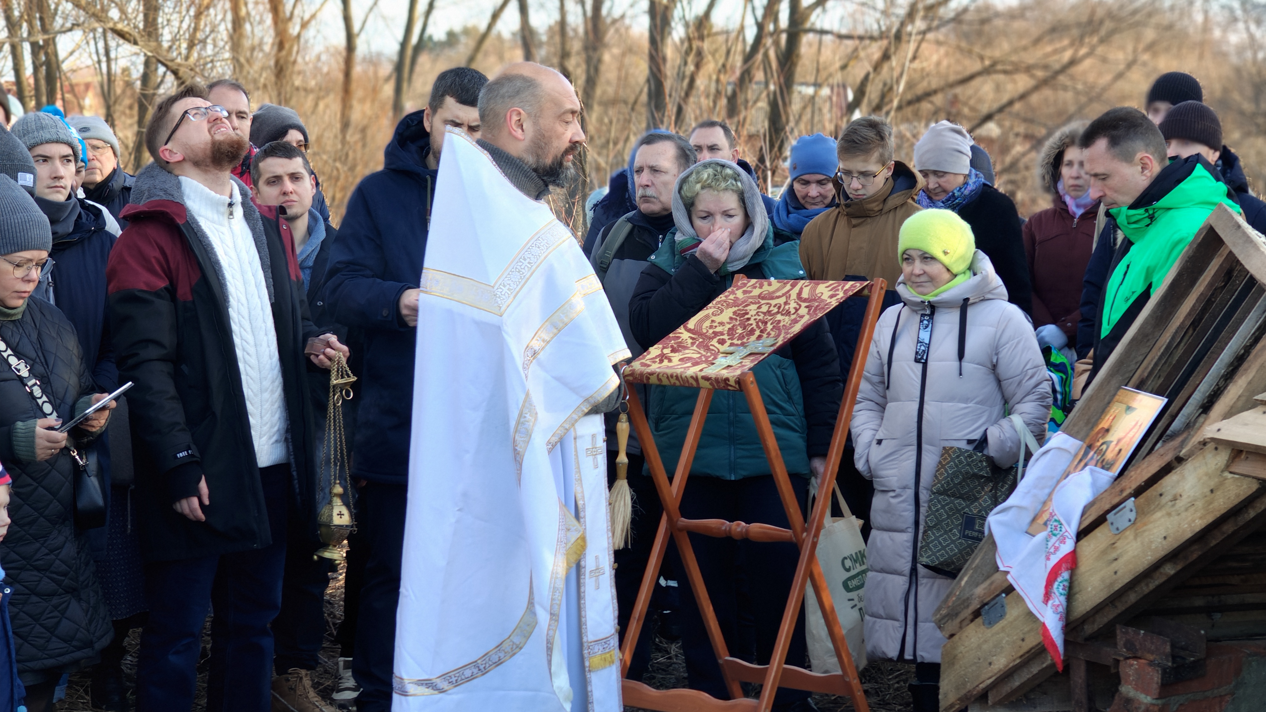 Освящение воды в Подмоклове